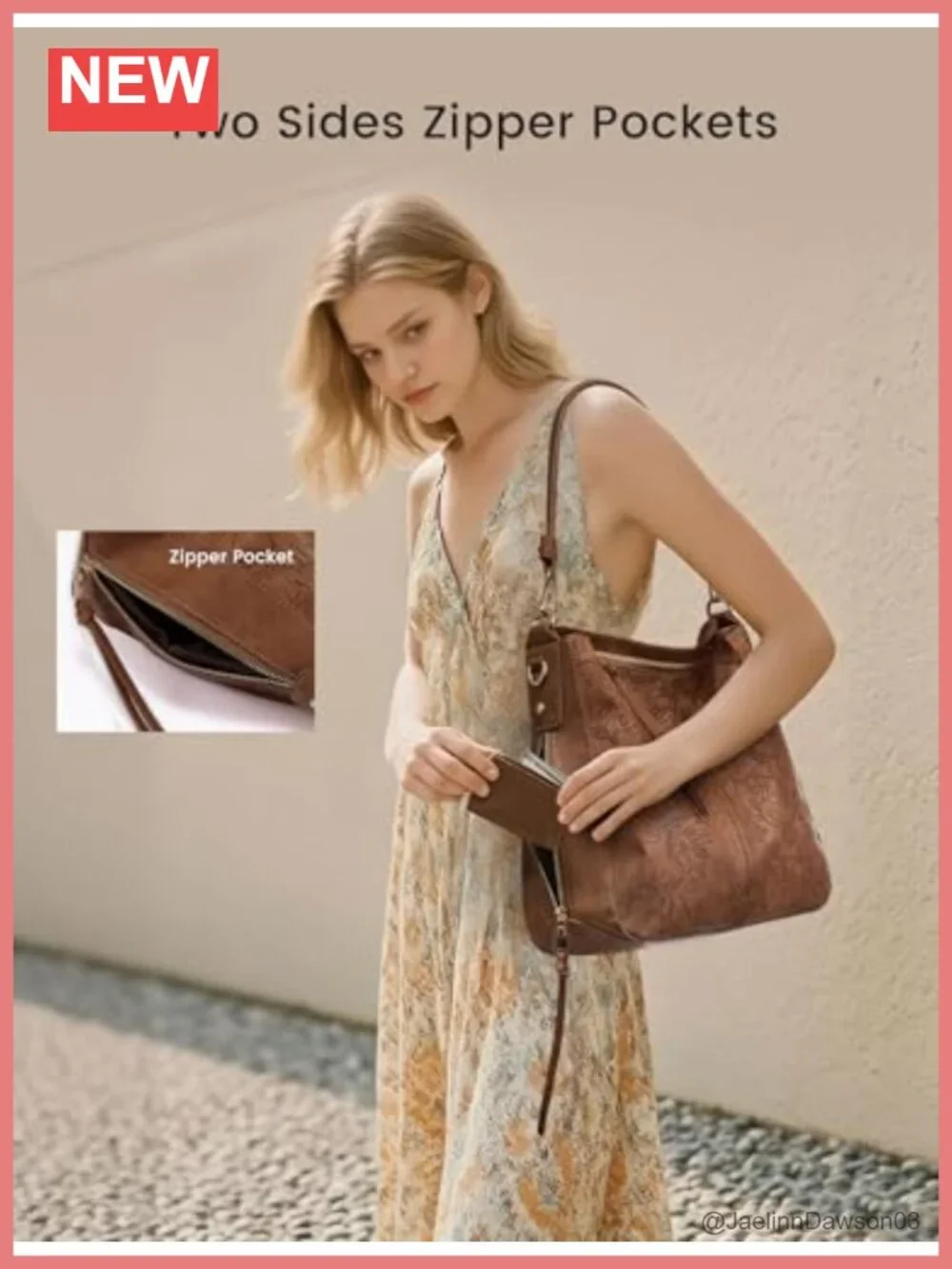 Large Hobo Crossbody Bag for Women Soft Faux Leather Shoulder Purse